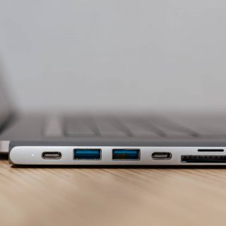 usb adapter under type c connector for laptop